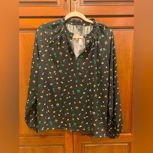 Ann Taylor Floral Blouse